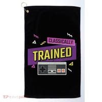 Classically Trained Retro Video Game 80s Golf Towel thumb 0