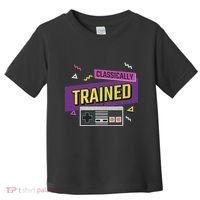 Classically Trained Retro Video Game 80s Toddler T-Shirt thumb 0