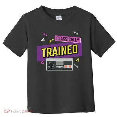 Classically Trained Retro Video Game 80s Toddler T-Shirt