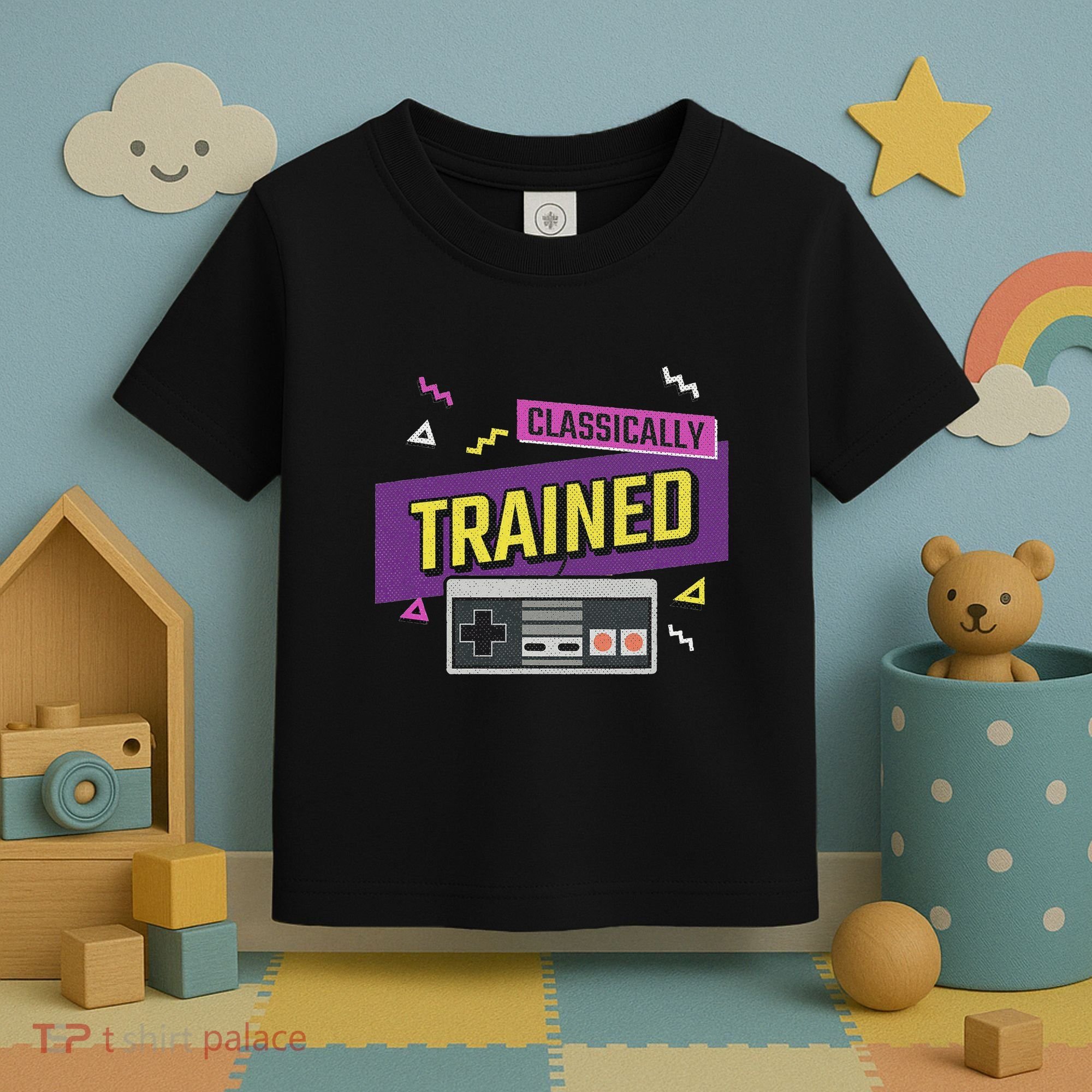 Classically Trained Retro Video Game 80s Toddler T-Shirt