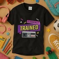 Classically Trained Retro Video Game 80s Kids T-Shirt thumb 3
