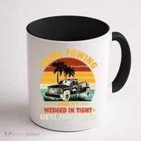 Camel Towing Retro Adult Humor Saying Funny Halloween Gift Coffee Mug thumb 1