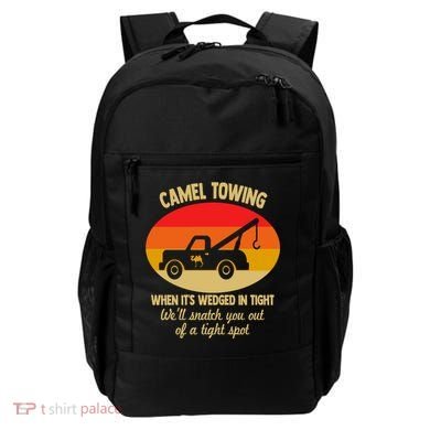 Camel Towing Retro Adult Camel Toe Funny Saying Gift Backpack