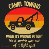 Camel Towing Retro Adult Camel Toe Funny Saying Gift Beanie thumb 2