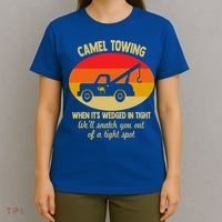 Camel Towing Retro Adult Camel Toe Funny Saying Gift T-Shirt thumb 4