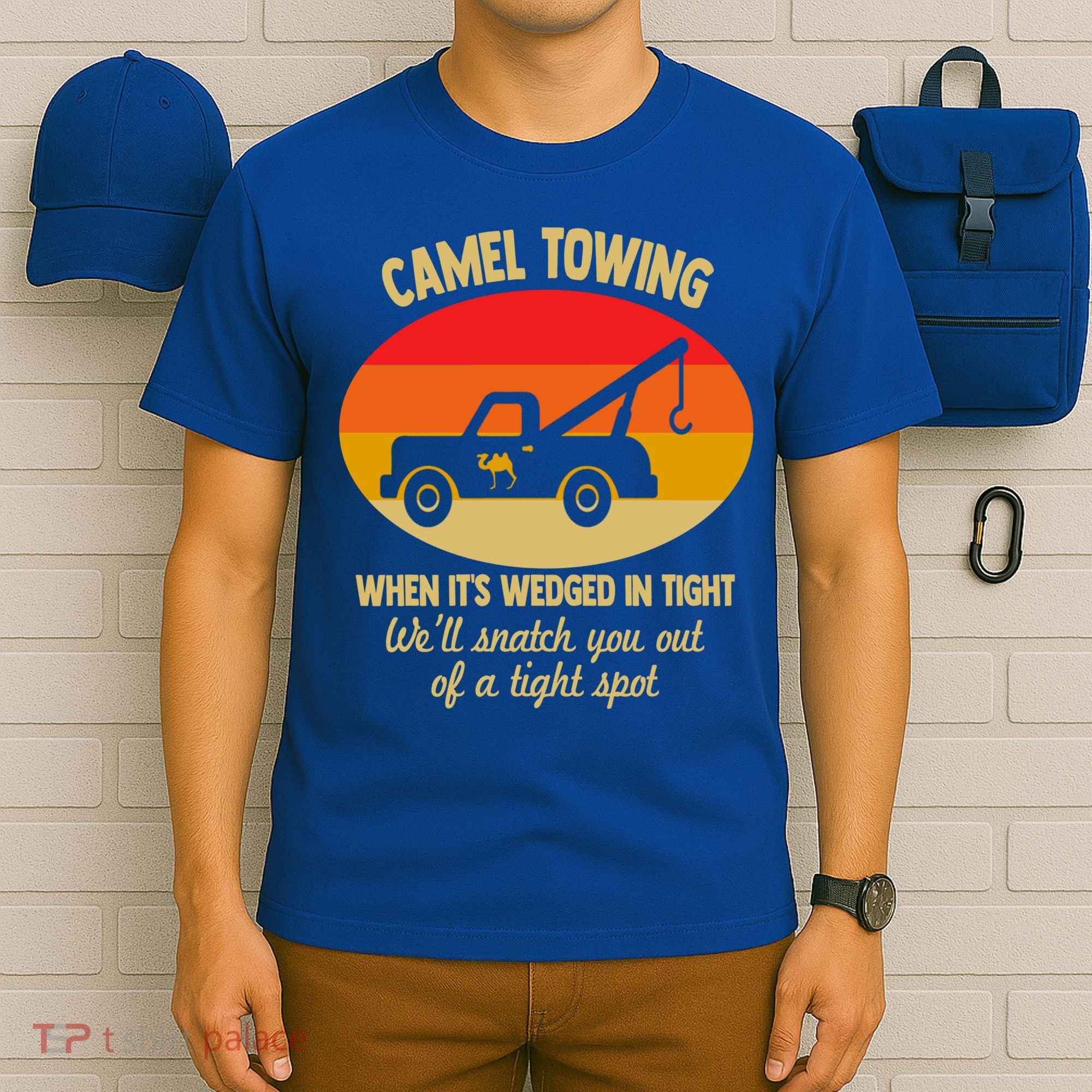 Camel Towing Retro Adult Camel Toe Funny Saying Gift T-Shirt