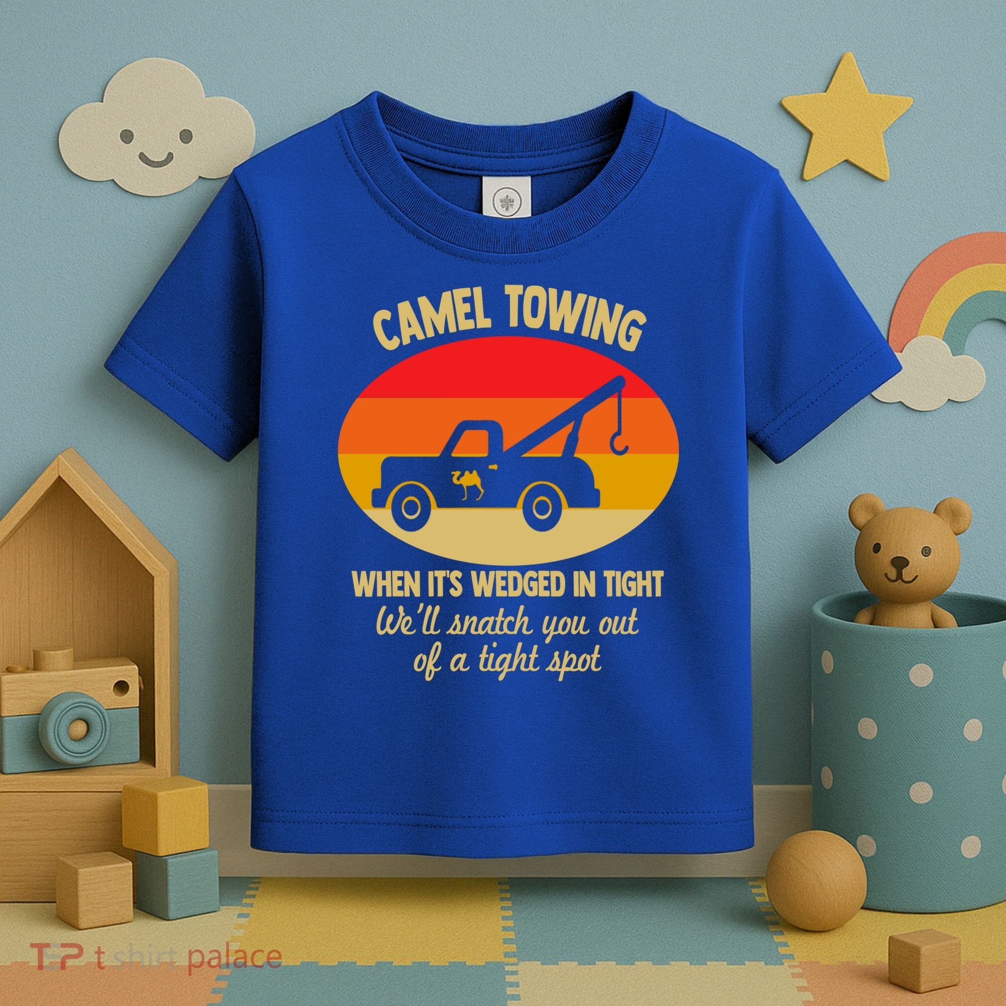 Camel Towing Retro Adult Camel Toe Funny Saying Gift Toddler T-Shirt