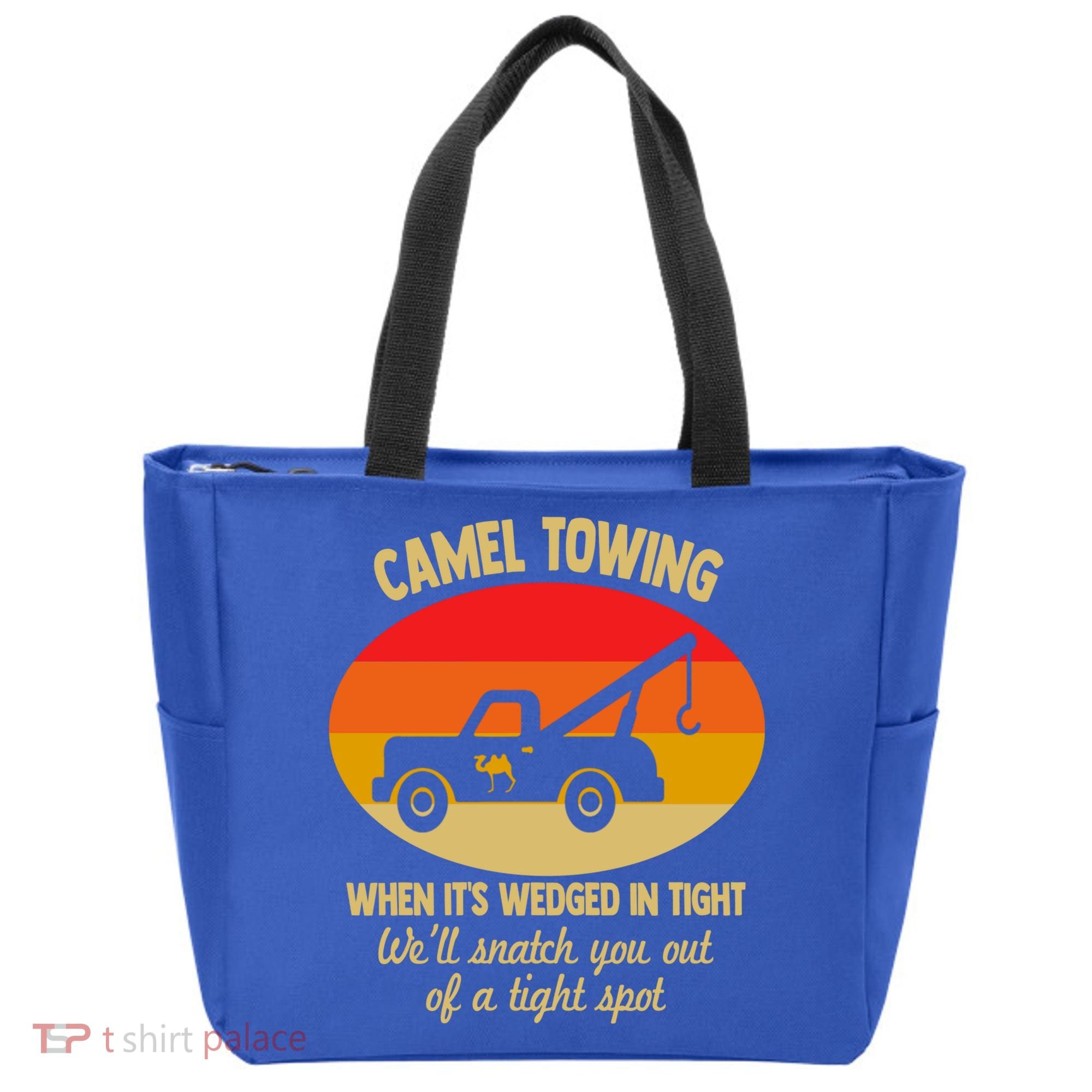 Camel Towing Retro Adult Camel Toe Funny Saying Gift Tote Bag
