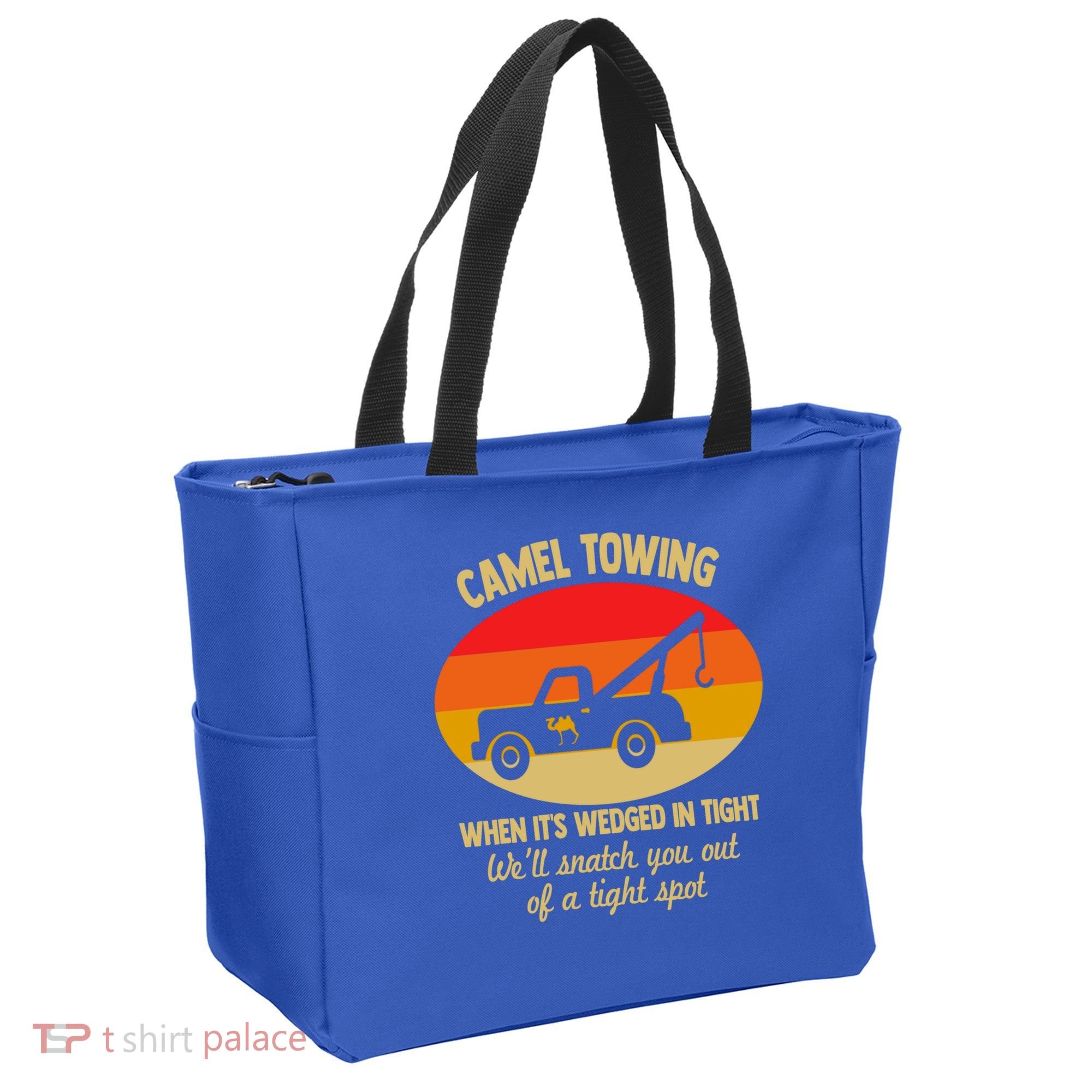 Camel Towing Retro Adult Camel Toe Funny Saying Gift Tote Bag