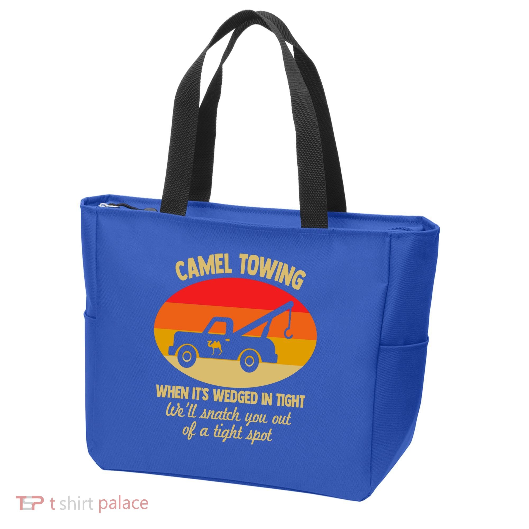 Camel Towing Retro Adult Camel Toe Funny Saying Gift Tote Bag