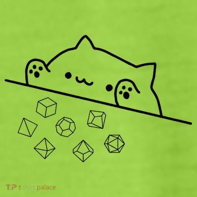 Cat Throwing Rainbow Dice Tabletop Rpg Adult Drive Performance Visor