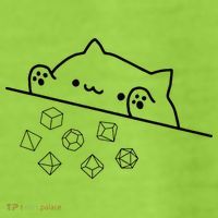 Cat Throwing Rainbow Dice Tabletop Rpg Adult Drive Performance Visor thumb 2