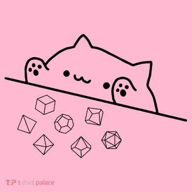 Cat Throwing Rainbow Dice Tabletop Rpg Coaster