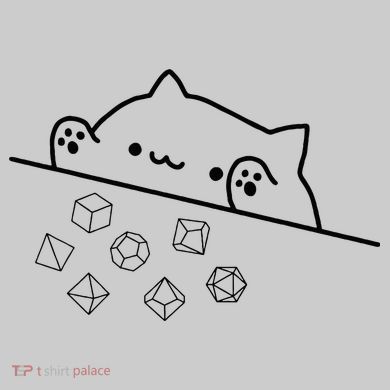Cat Throwing Rainbow Dice Tabletop Rpg Performance Fleece Hoodie