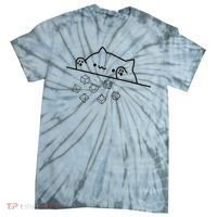 Cat Throwing Rainbow Dice Tabletop Rpg Tie-Dye T-Shirt thumb 0