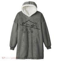 Cat Throwing Rainbow Dice Tabletop Rpg Hooded Wearable Blanket thumb 0