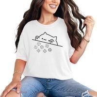 Cat Throwing Rainbow Dice Tabletop Rpg Comfort Colors T-Shirt thumb 0