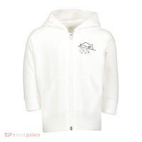 Cat Throwing Rainbow Dice Tabletop Rpg Toddler Zip Fleece Hoodie thumb 0