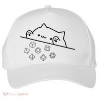 Cat Throwing Rainbow Dice Tabletop Rpg Five-Panel Snapback Cap thumb 0