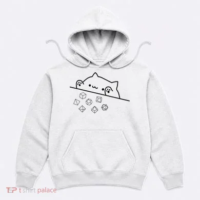 Cat Throwing Rainbow Dice Tabletop Rpg Hoodie