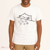 Cat Throwing Rainbow Dice Tabletop Rpg Tall T-Shirt thumb 2