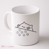 Cat Throwing Rainbow Dice Tabletop Rpg Coffee Mug thumb 0