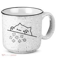 Cat Throwing Rainbow Dice Tabletop Rpg 15oz Campfire Ceramic Mug thumb 0