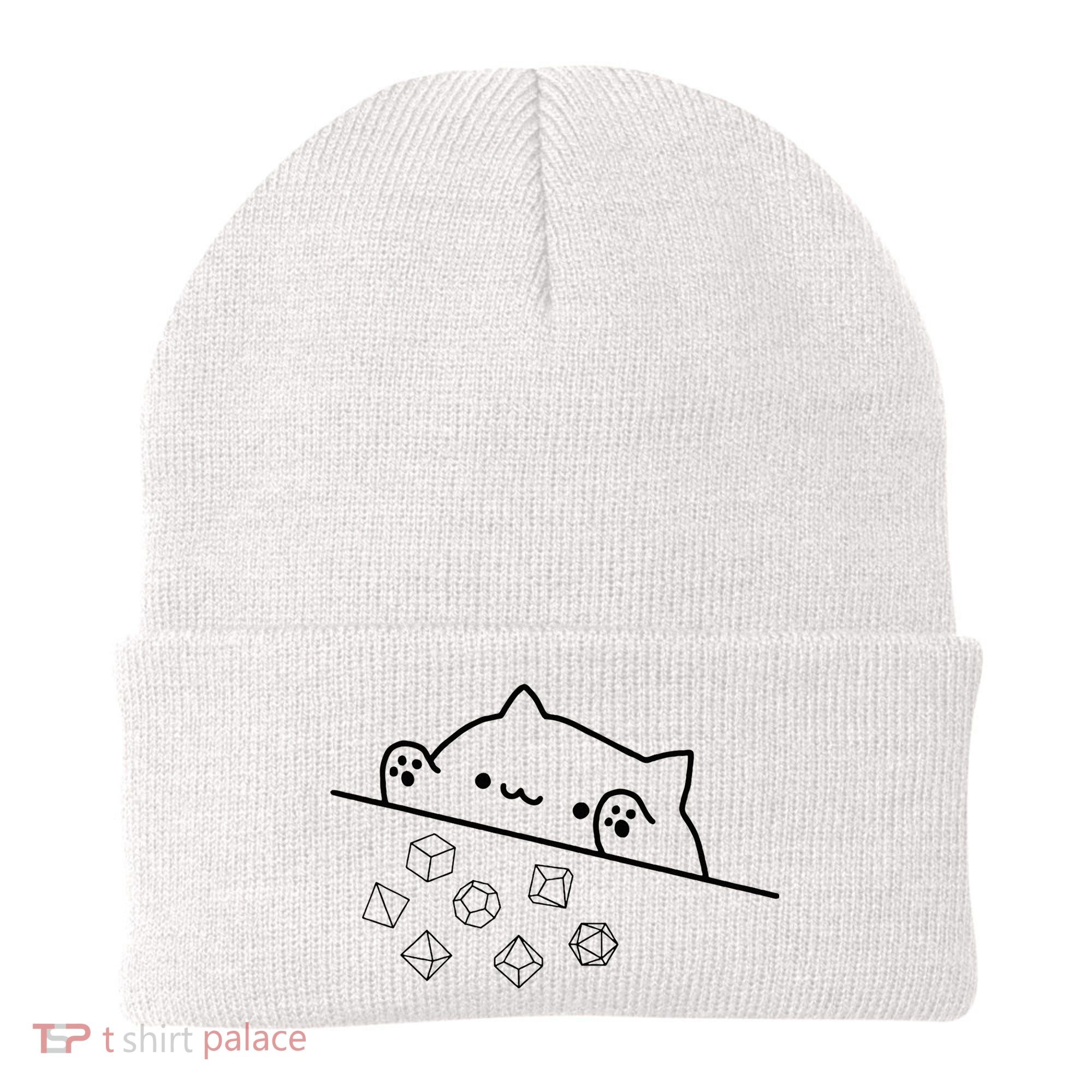 Cat Throwing Rainbow Dice Tabletop Rpg Beanie