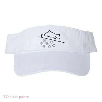 Cat Throwing Rainbow Dice Tabletop Rpg Visor