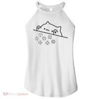 Cat Throwing Rainbow Dice Tabletop Rpg Women's Perfect Tri Rocker Tank thumb 0