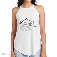 Cat Throwing Rainbow Dice Tabletop Rpg Women's Perfect Tri Rocker Tank thumb 2