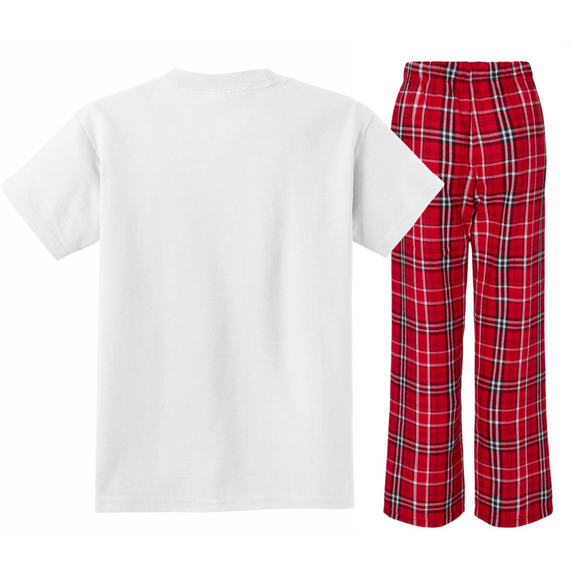 Cat Throwing Rainbow Dice Tabletop Rpg Kids Plaid Pajama Set