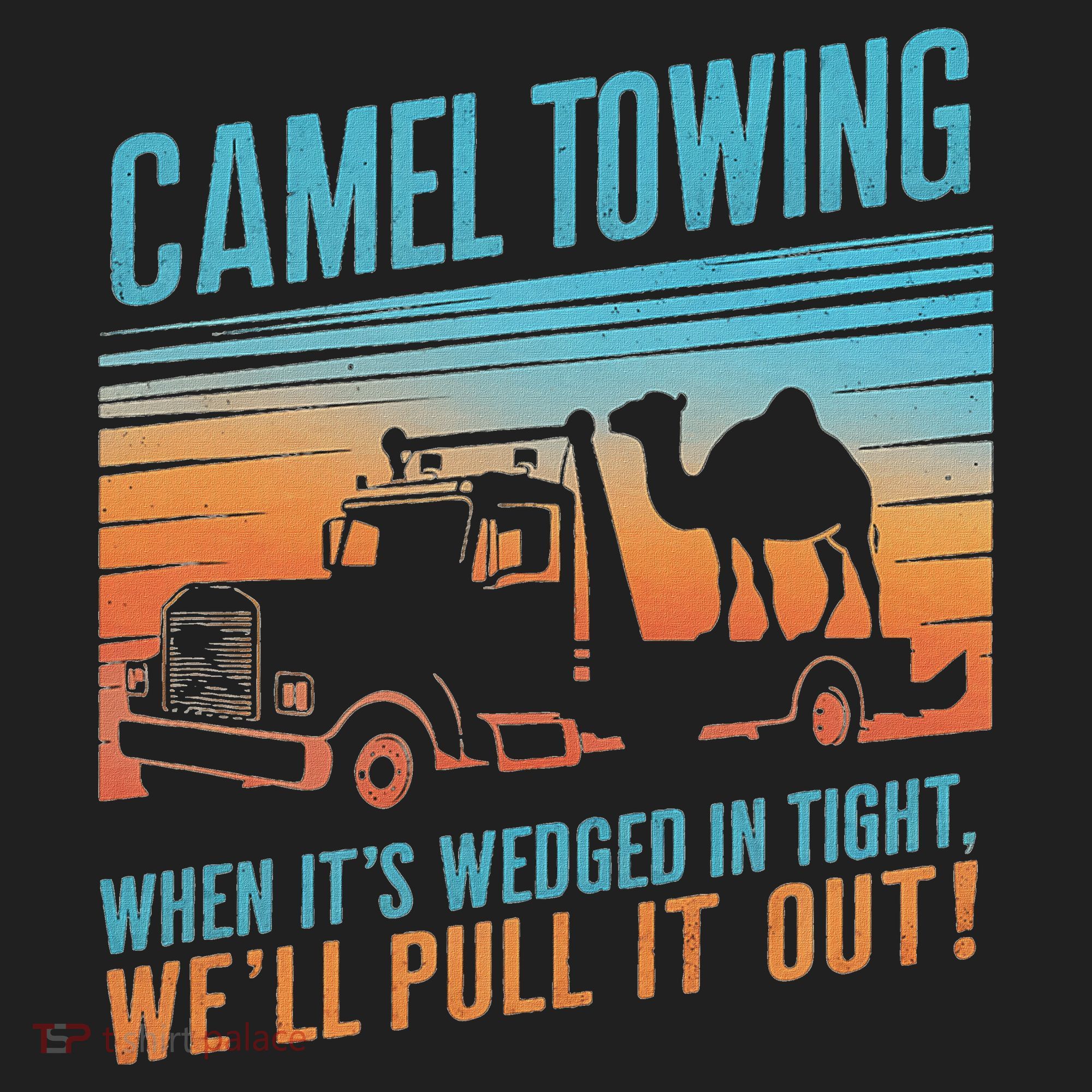 Camel Towing Retro Adult Humor Saying Beanie