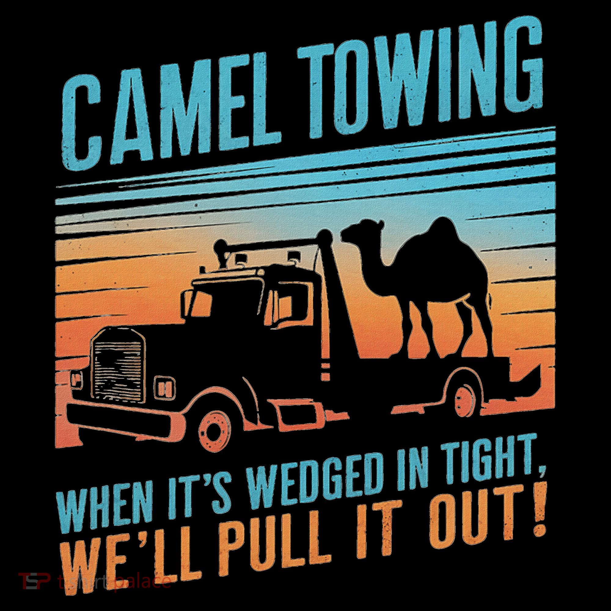 Camel Towing Retro Adult Humor Saying Women's Hoodie