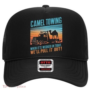 Camel Towing Retro Adult Humor Saying Hat