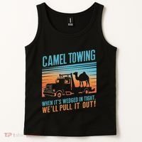 Camel Towing Retro Adult Humor Saying Tank Top thumb 2
