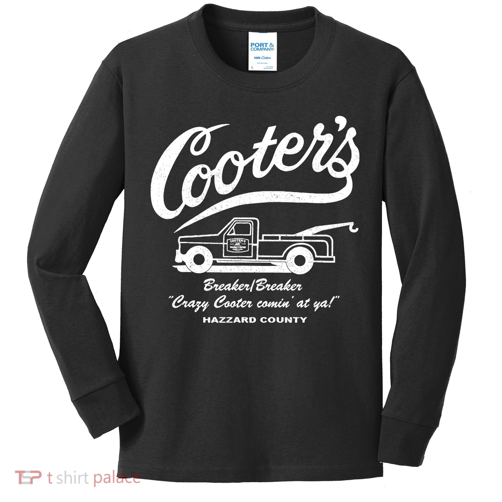 CooterS Towing Repairs Garage Kids Long Sleeve Shirt