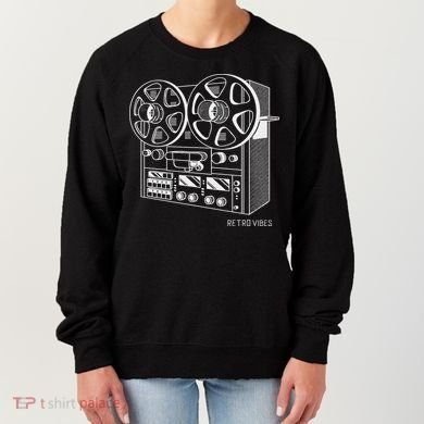 Cassette Tape Reel To Reel Analog Sound System Women's Sweatshirt