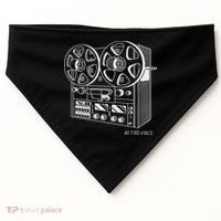 Cassette Tape Reel To Reel Analog Sound System USA-Made Doggie Bandana thumb 0