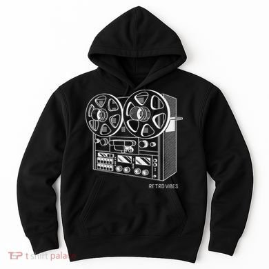 Cassette Tape Reel To Reel Analog Sound System Hoodie