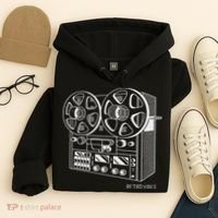 Cassette Tape Reel To Reel Analog Sound System Hoodie thumb 4