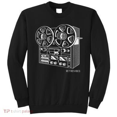 Cassette Tape Reel To Reel Analog Sound System Sweatshirt