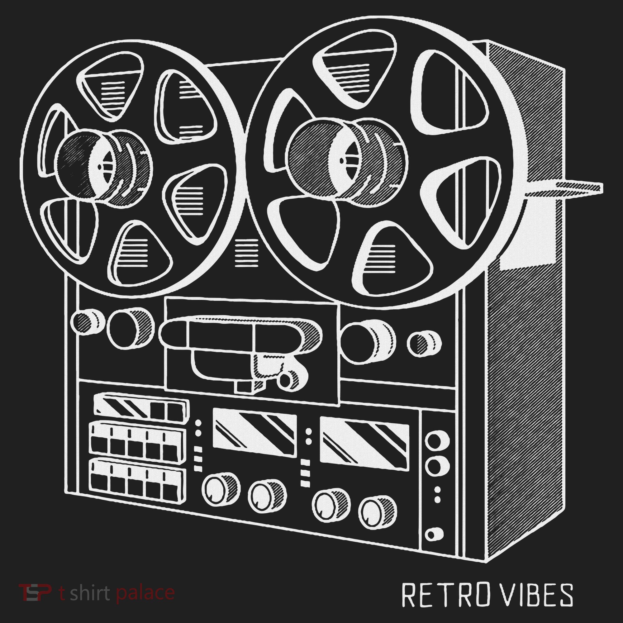 Cassette Tape Reel To Reel Analog Sound System Beanie
