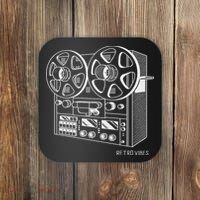 Cassette Tape Reel To Reel Analog Sound System Coaster thumb 0
