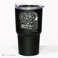 Cassette Tape Reel To Reel Analog Sound System Tumbler thumb 0