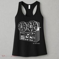 Cassette Tape Reel To Reel Analog Sound System Women's Tank Top thumb 3