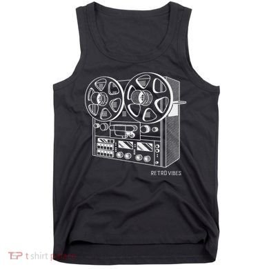 Cassette Tape Reel To Reel Analog Sound System Tank Top