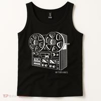 Cassette Tape Reel To Reel Analog Sound System Tank Top thumb 2