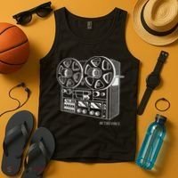 Cassette Tape Reel To Reel Analog Sound System Tank Top thumb 4