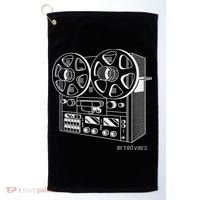 Cassette Tape Reel To Reel Analog Sound System Golf Towel thumb 0